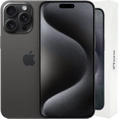 iPhone 15 Pro Max 5G 256GB - Black - Refurbished