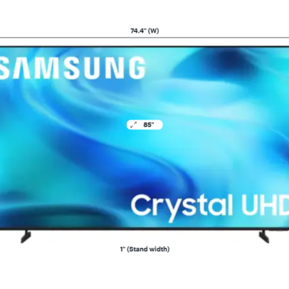 Samsung - 85” Class U8000H Series Crystal UHD 4K Smart Tizen TV (2026)