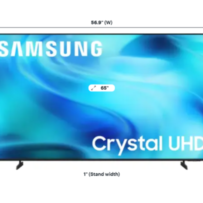 Samsung - 65” Class U8000H Series Crystal UHD 4K Smart Tizen TV (2026)